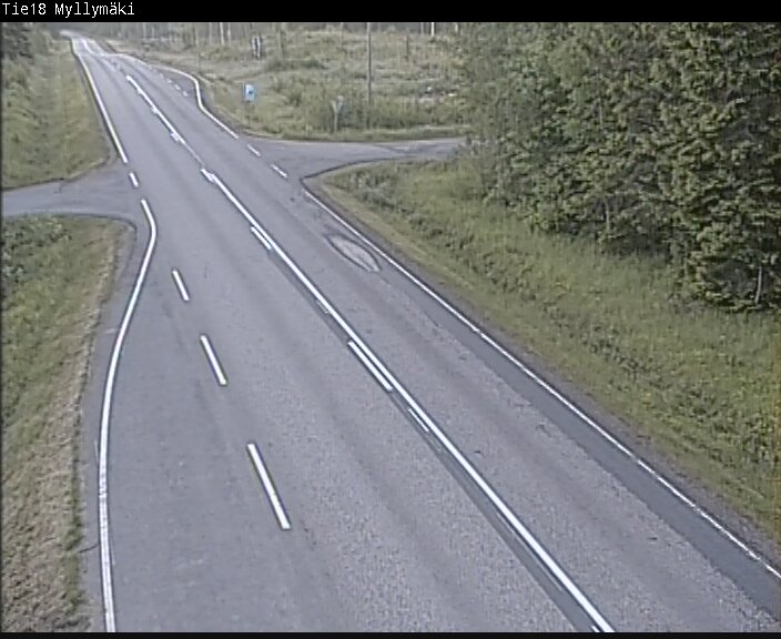 Weather Camera Image Road 18 Ähtäri, Myllymäki, Ähtäri, Etelä-Pohjanmaa