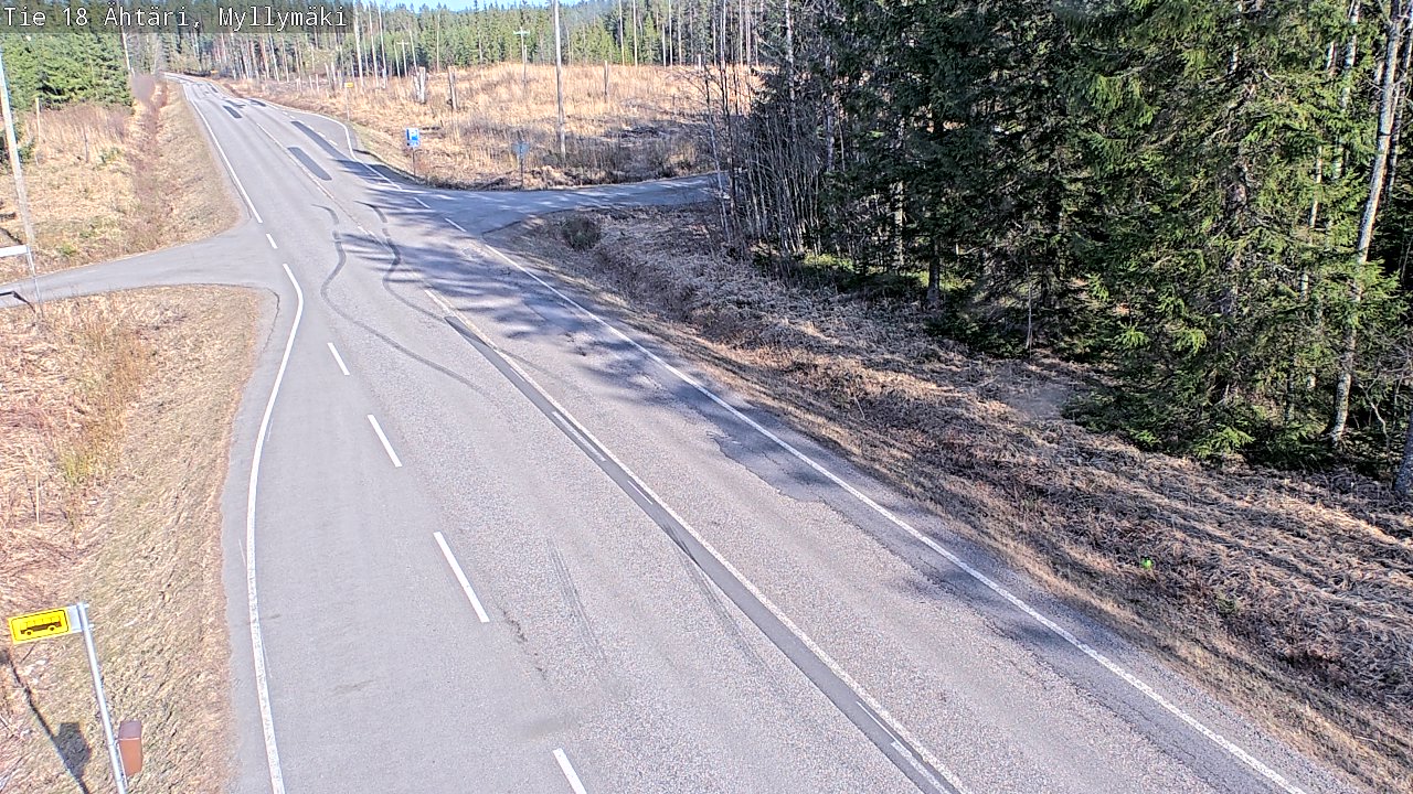 Weather Camera Image Road 18 Ähtäri, Myllymäki, Ähtäri, Etelä-Pohjanmaa