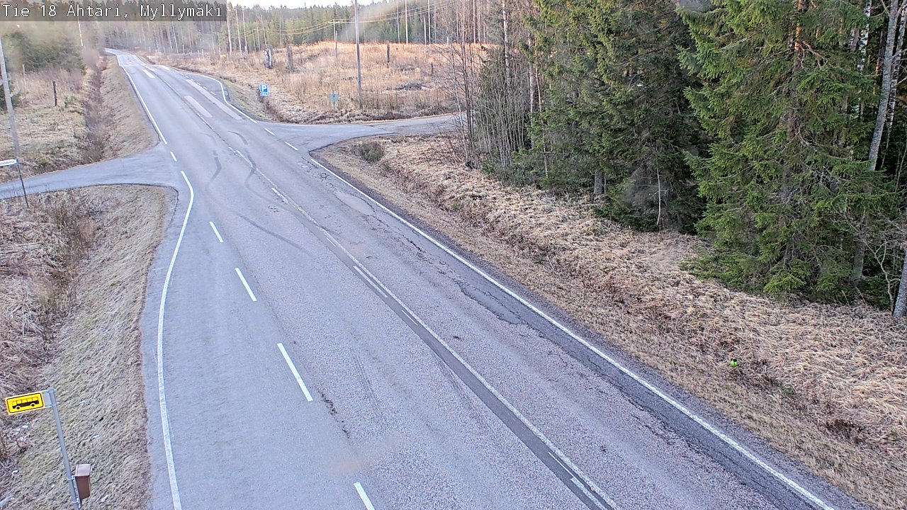 Weather Camera Image Väg 18 Etseri, Myllymäki, Ähtäri, Etelä-Pohjanmaa