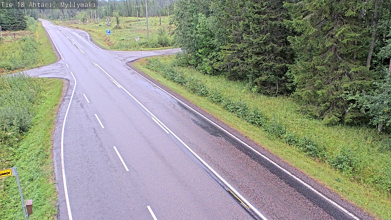 Weather Camera Image Väg 18 Etseri, Myllymäki, Ähtäri, Etelä-Pohjanmaa