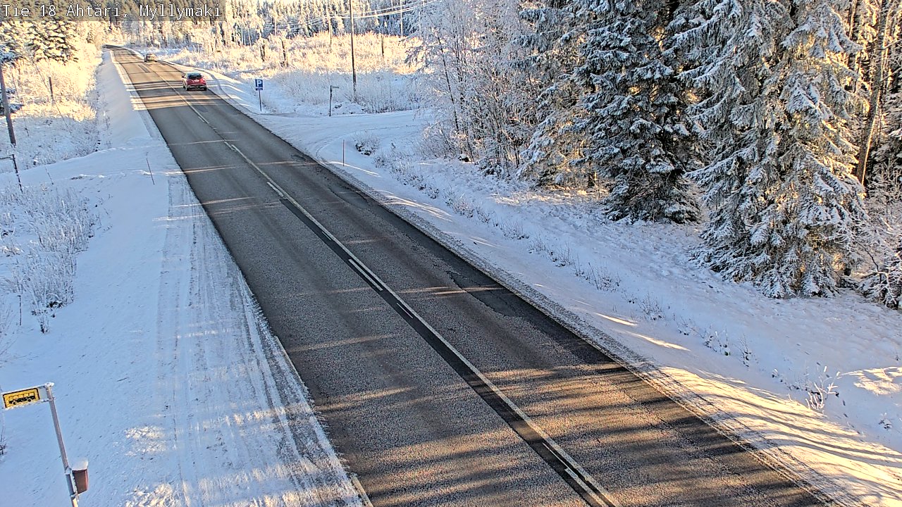 Weather Camera Image Road 18 Ähtäri, Myllymäki, Ähtäri, Etelä-Pohjanmaa