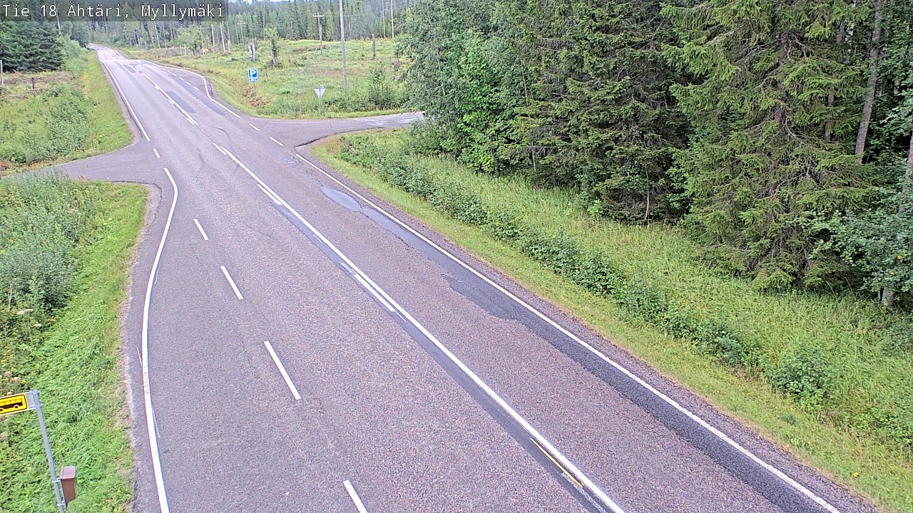 Weather Camera Image Väg 18 Etseri, Myllymäki, Ähtäri, Etelä-Pohjanmaa