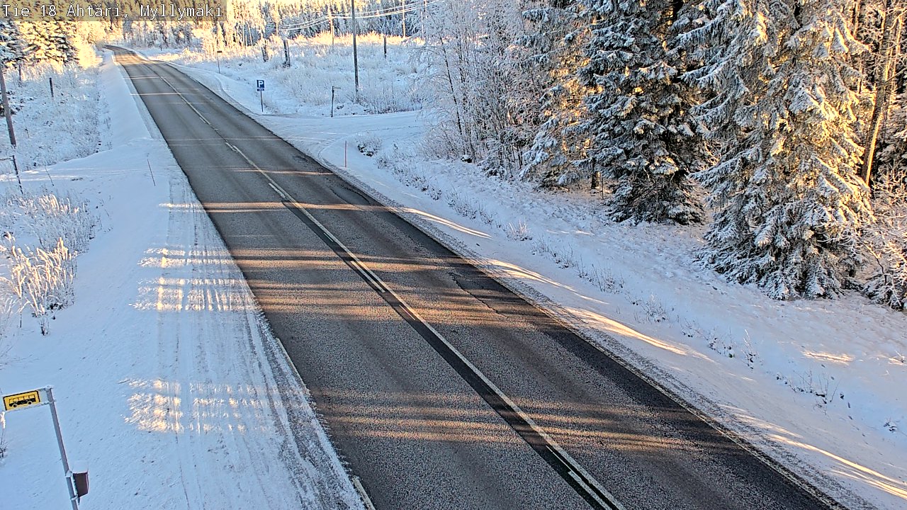 Weather Camera Image Road 18 Ähtäri, Myllymäki, Ähtäri, Etelä-Pohjanmaa