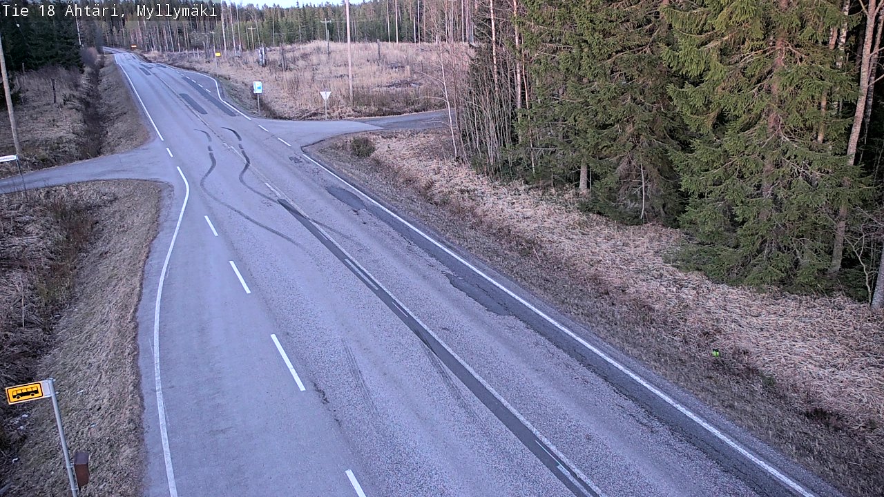 Weather Camera Image Road 18 Ähtäri, Myllymäki, Ähtäri, Etelä-Pohjanmaa