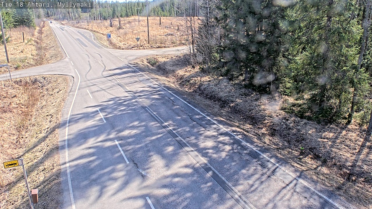 Weather Camera Image Road 18 Ähtäri, Myllymäki, Ähtäri, Etelä-Pohjanmaa