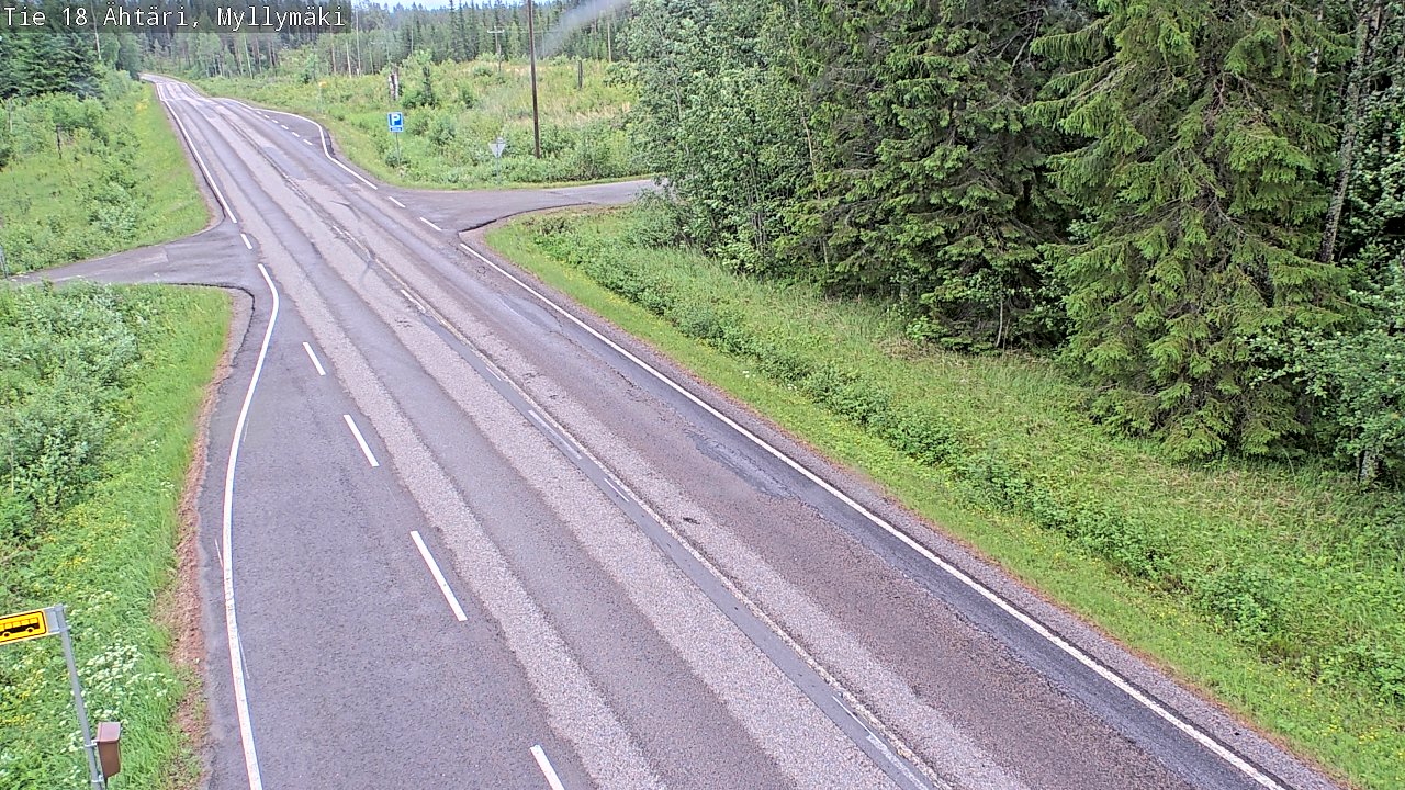 Weather Camera Image Väg 18 Etseri, Myllymäki, Ähtäri, Etelä-Pohjanmaa