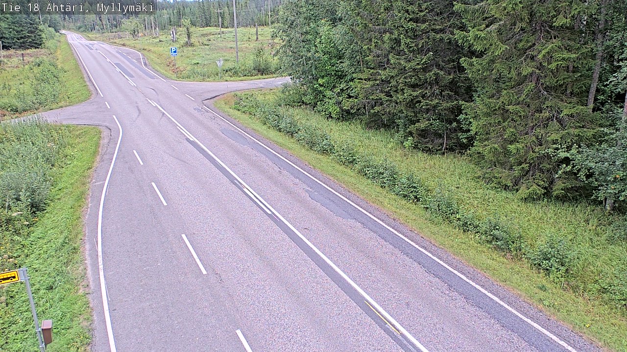 Weather Camera Image Väg 18 Etseri, Myllymäki, Ähtäri, Etelä-Pohjanmaa