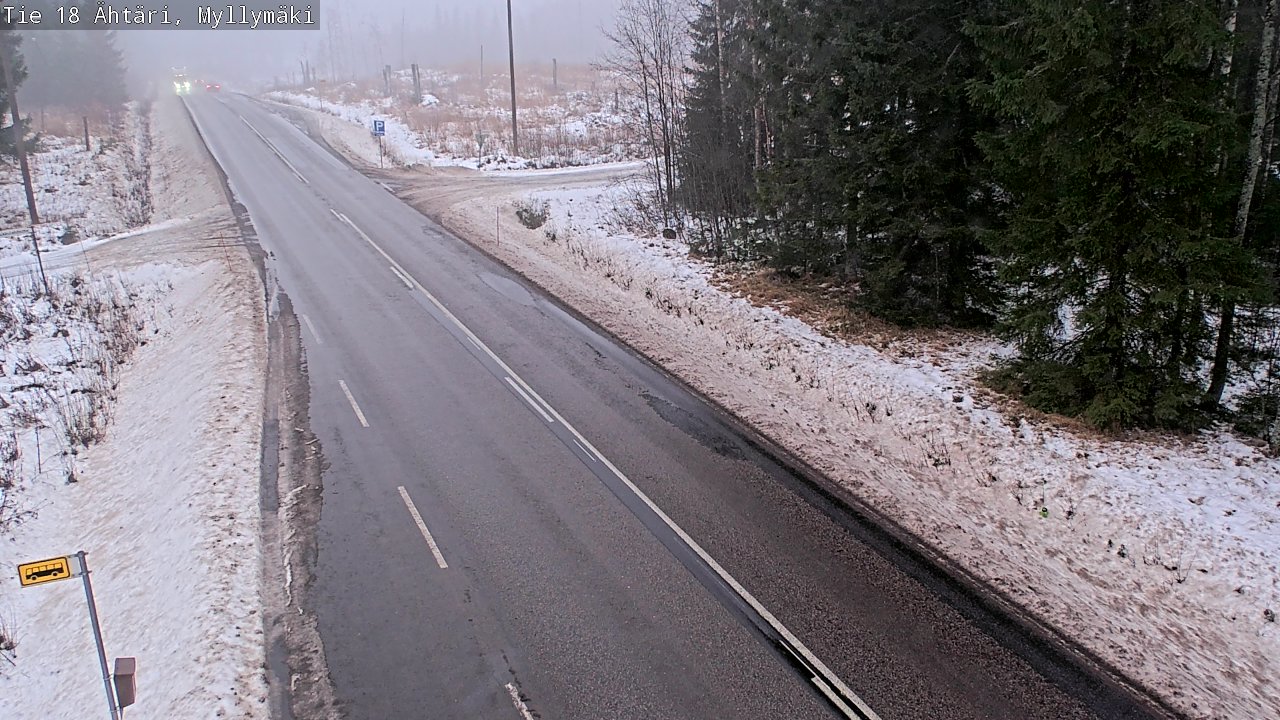 Weather Camera Image Road 18 Ähtäri, Myllymäki, Ähtäri, Etelä-Pohjanmaa