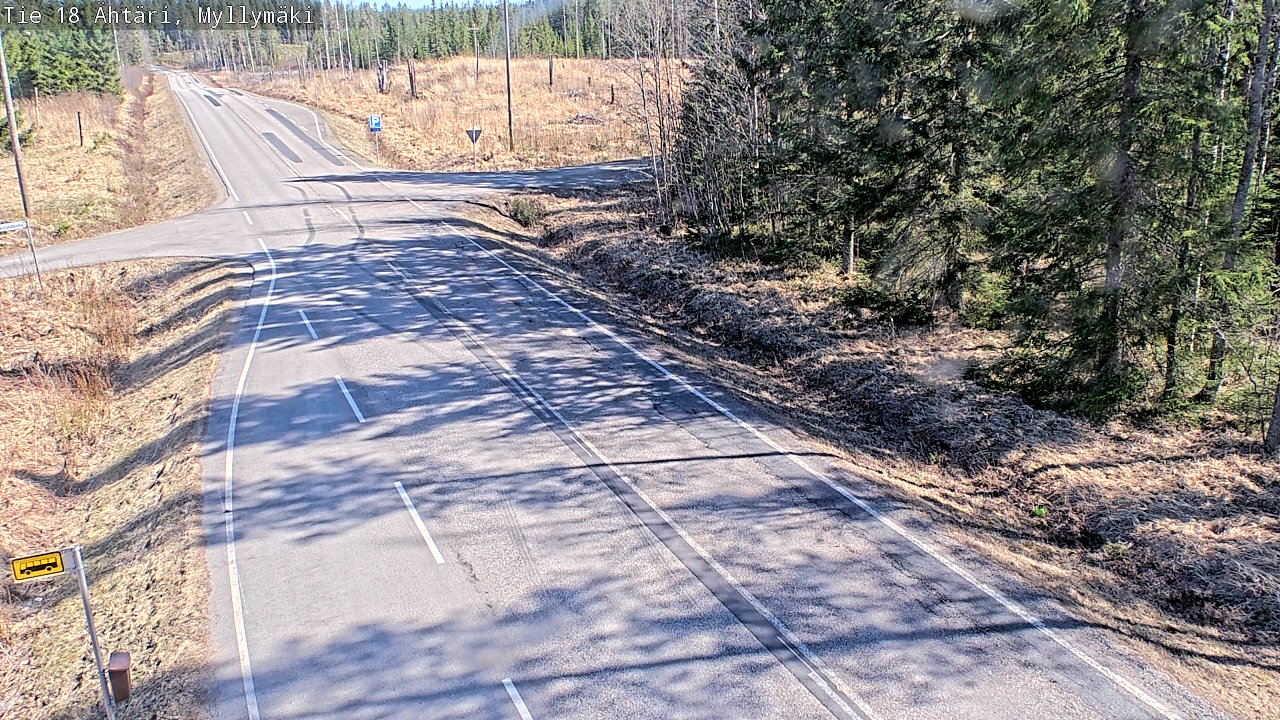Weather Camera Image Road 18 Ähtäri, Myllymäki, Ähtäri, Etelä-Pohjanmaa