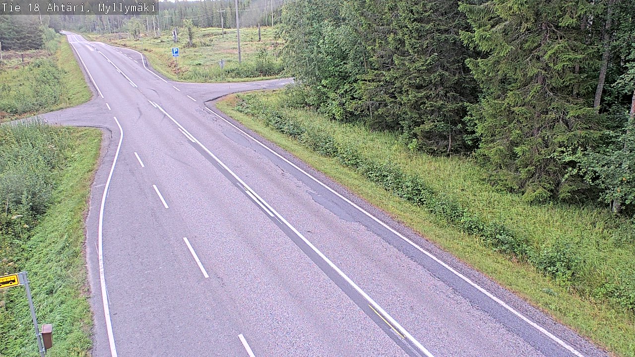 Weather Camera Image Road 18 Ähtäri, Myllymäki, Ähtäri, Etelä-Pohjanmaa
