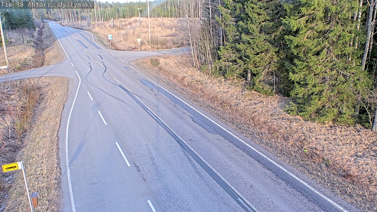 Weather Camera Image Road 18 Ähtäri, Myllymäki, Ähtäri, Etelä-Pohjanmaa