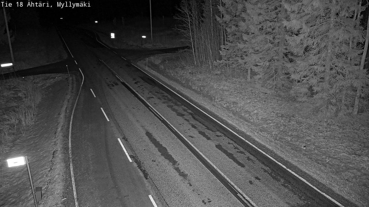 Weather Camera Image Road 18 Ähtäri, Myllymäki, Ähtäri, Etelä-Pohjanmaa