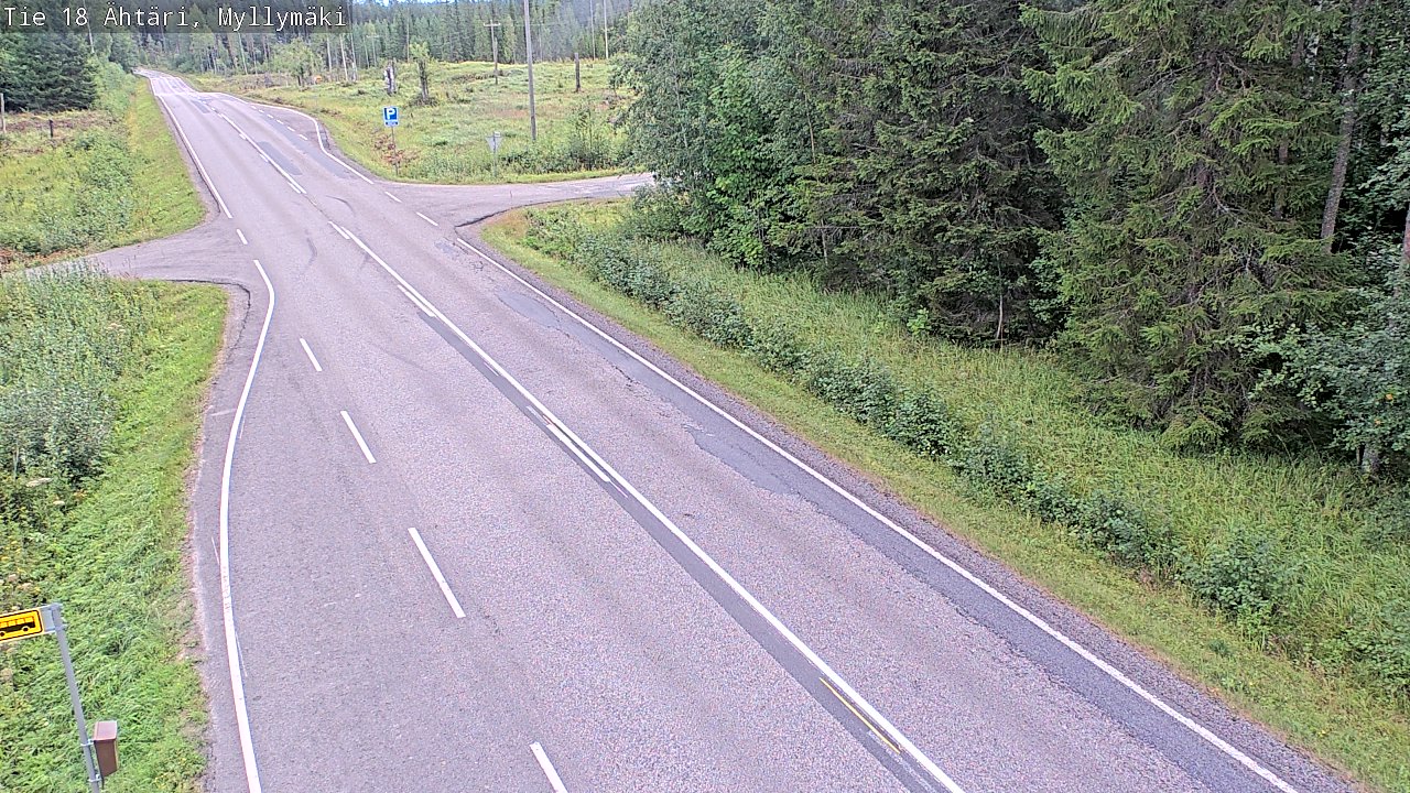 Weather Camera Image Väg 18 Etseri, Myllymäki, Ähtäri, Etelä-Pohjanmaa