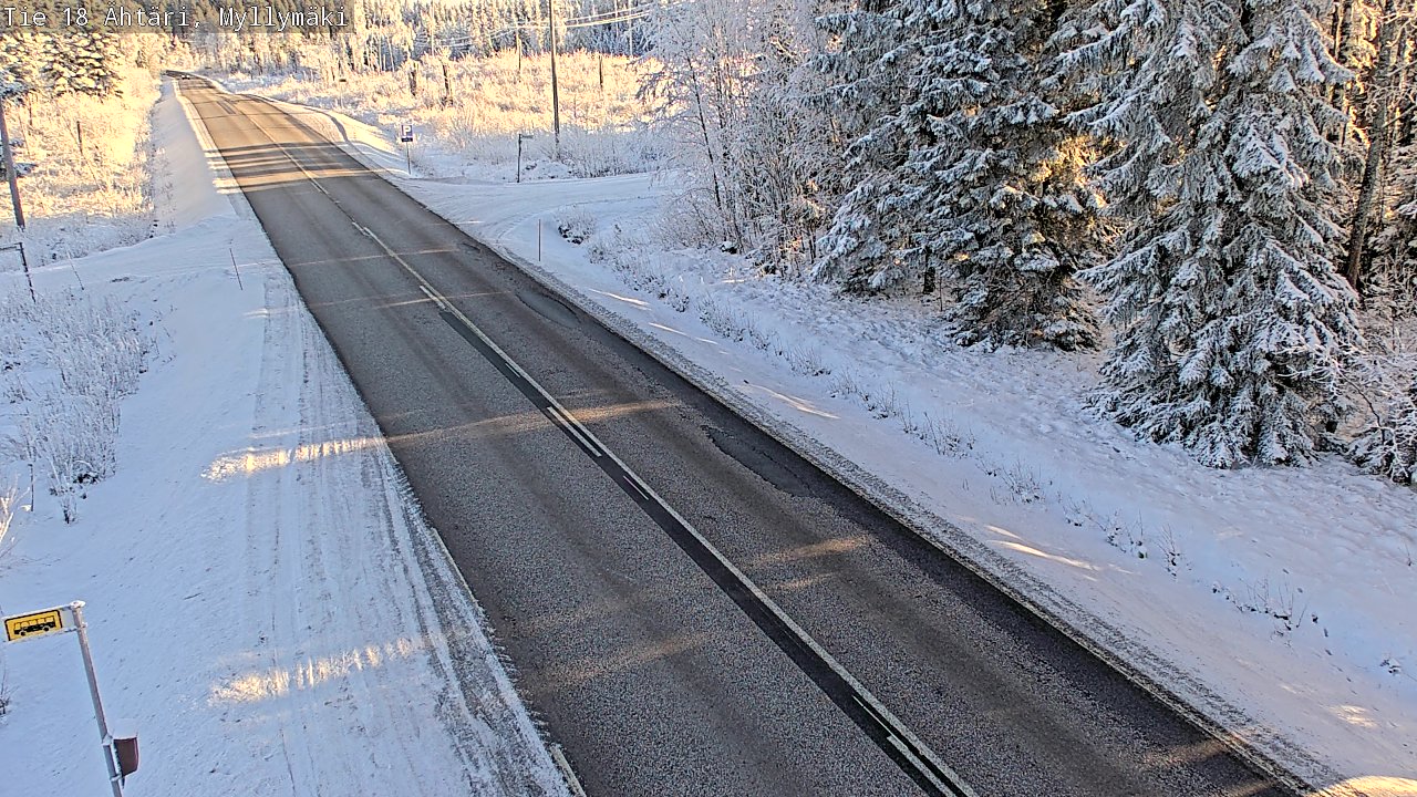 Weather Camera Image Road 18 Ähtäri, Myllymäki, Ähtäri, Etelä-Pohjanmaa