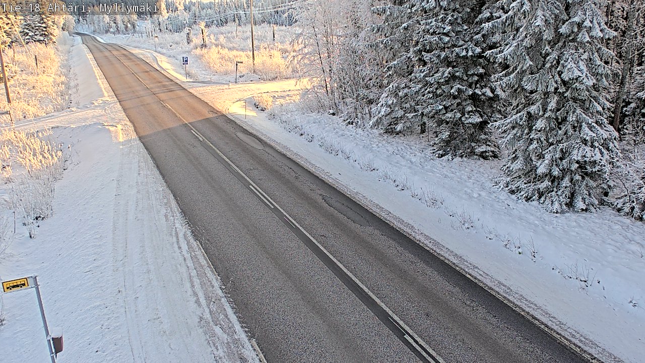 Weather Camera Image Road 18 Ähtäri, Myllymäki, Ähtäri, Etelä-Pohjanmaa