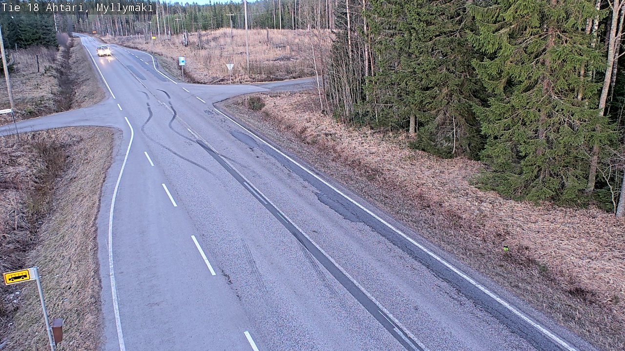 Weather Camera Image Road 18 Ähtäri, Myllymäki, Ähtäri, Etelä-Pohjanmaa