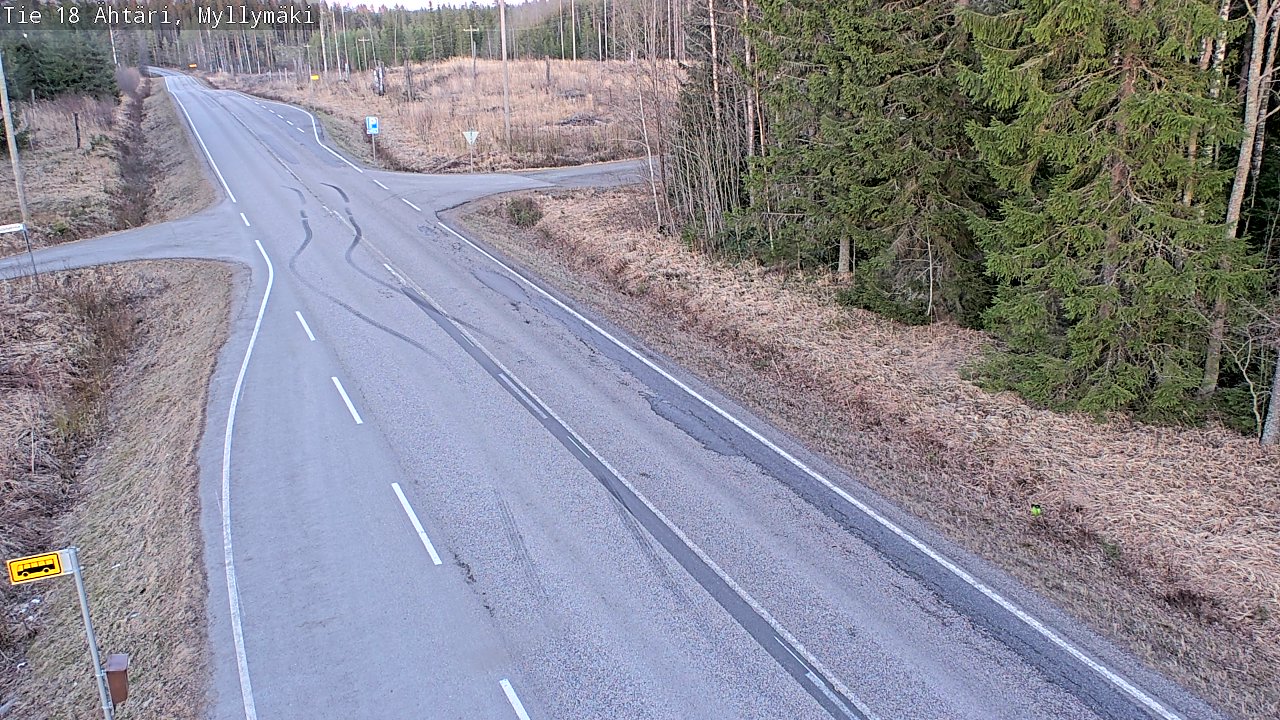 Weather Camera Image Road 18 Ähtäri, Myllymäki, Ähtäri, Etelä-Pohjanmaa