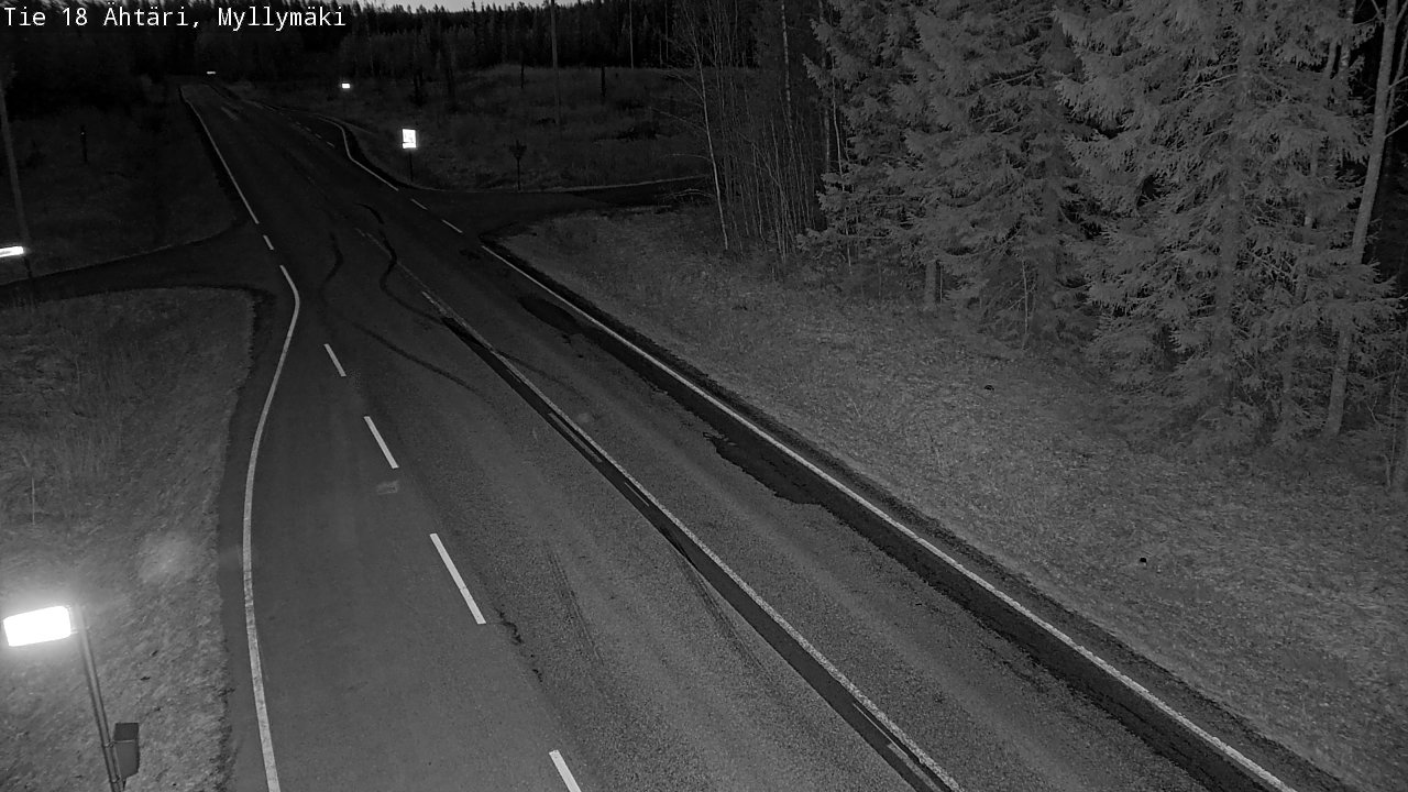 Weather Camera Image Road 18 Ähtäri, Myllymäki, Ähtäri, Etelä-Pohjanmaa