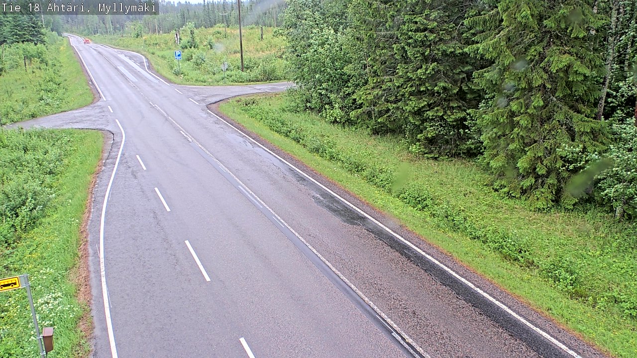 Weather Camera Image Road 18 Ähtäri, Myllymäki, Ähtäri, Etelä-Pohjanmaa
