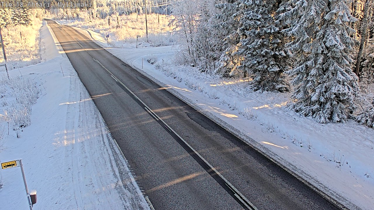 Weather Camera Image Road 18 Ähtäri, Myllymäki, Ähtäri, Etelä-Pohjanmaa