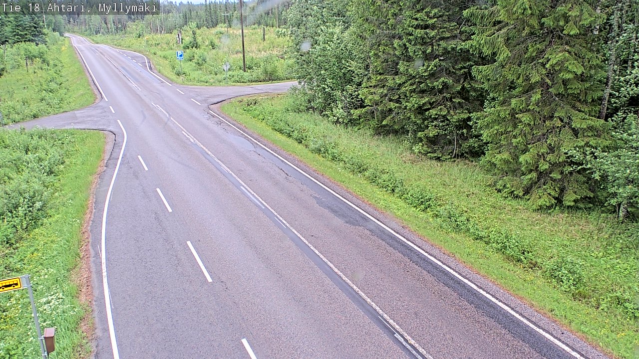 Weather Camera Image Väg 18 Etseri, Myllymäki, Ähtäri, Etelä-Pohjanmaa