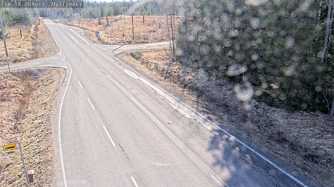 Weather Camera Image Road 18 Ähtäri, Myllymäki, Ähtäri, Etelä-Pohjanmaa