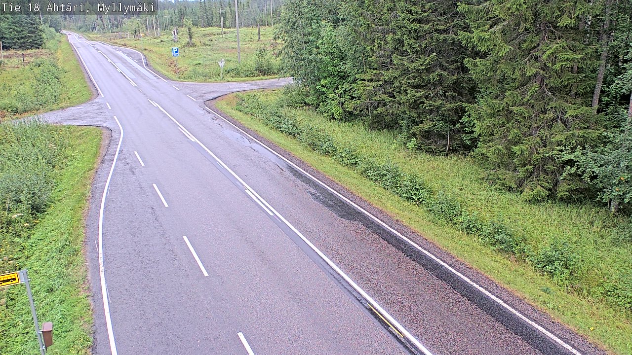 Weather Camera Image Väg 18 Etseri, Myllymäki, Ähtäri, Etelä-Pohjanmaa