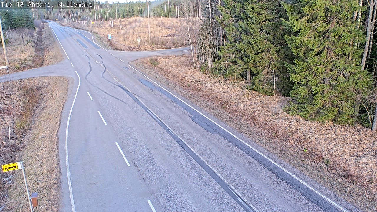 Weather Camera Image Road 18 Ähtäri, Myllymäki, Ähtäri, Etelä-Pohjanmaa