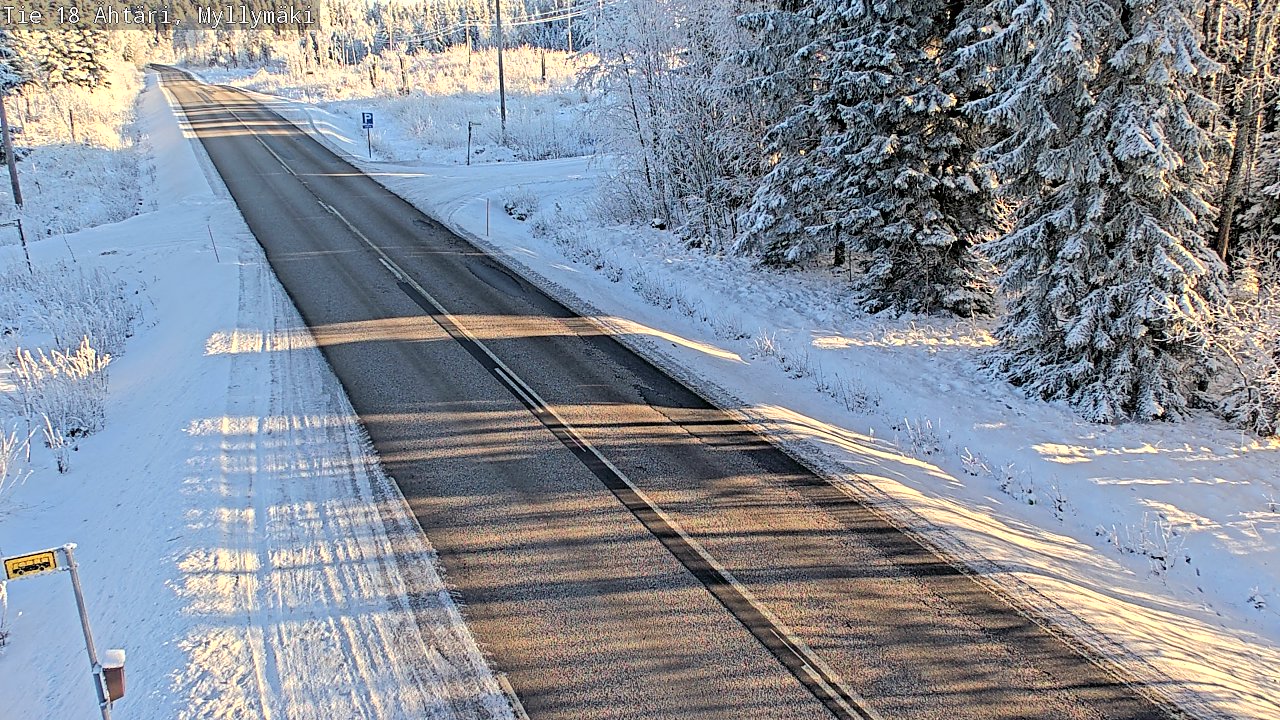 Weather Camera Image Road 18 Ähtäri, Myllymäki, Ähtäri, Etelä-Pohjanmaa
