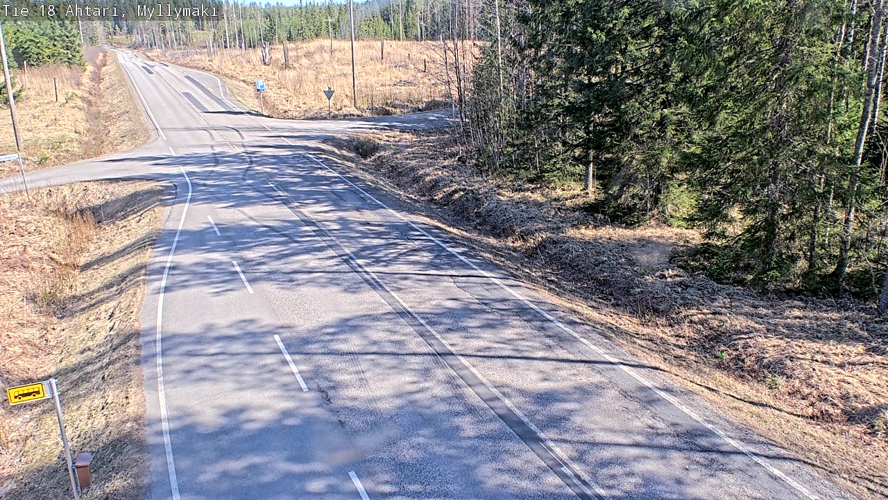 Weather Camera Image Road 18 Ähtäri, Myllymäki, Ähtäri, Etelä-Pohjanmaa