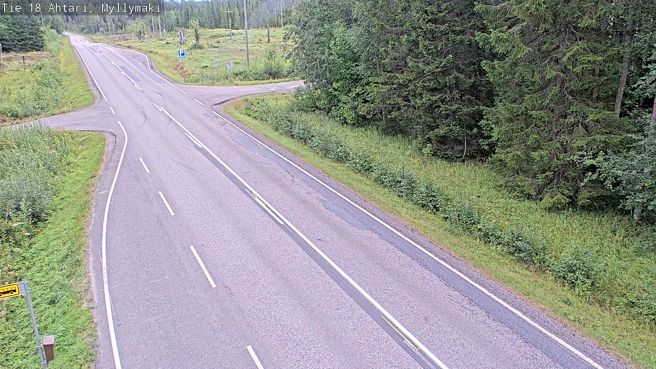 Weather Camera Image Väg 18 Etseri, Myllymäki, Ähtäri, Etelä-Pohjanmaa