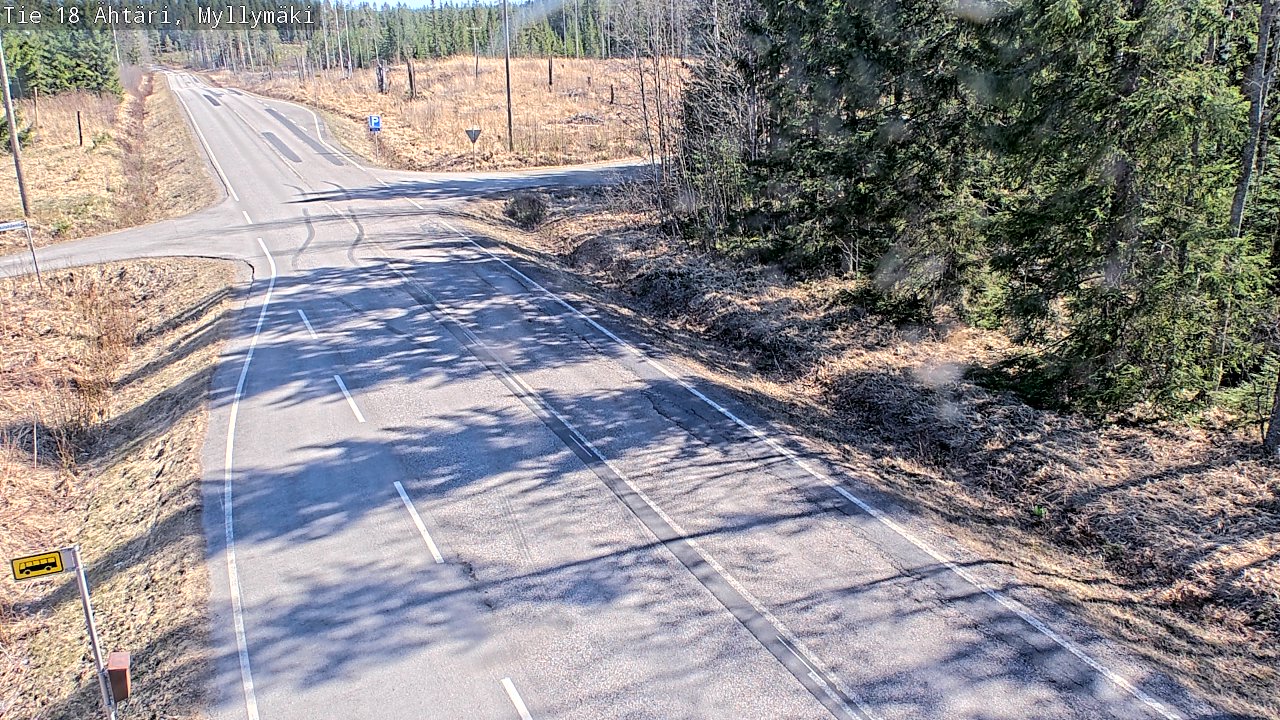 Weather Camera Image Road 18 Ähtäri, Myllymäki, Ähtäri, Etelä-Pohjanmaa