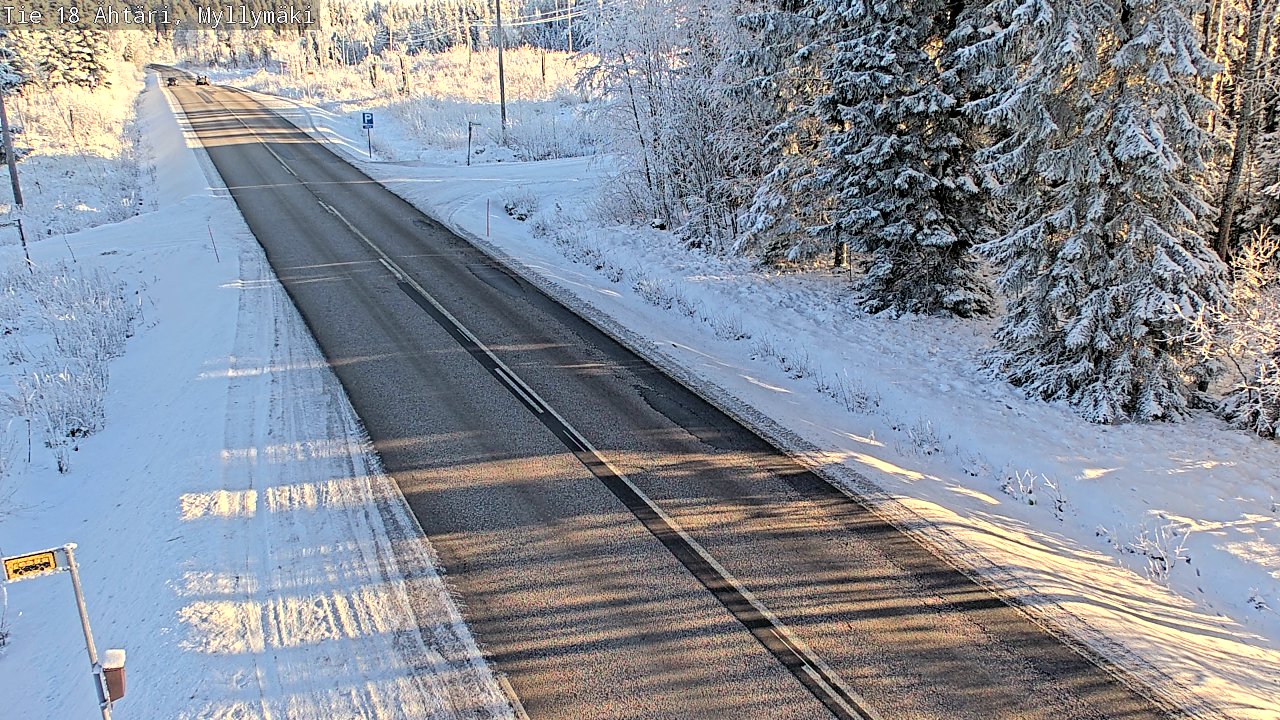 Weather Camera Image Road 18 Ähtäri, Myllymäki, Ähtäri, Etelä-Pohjanmaa