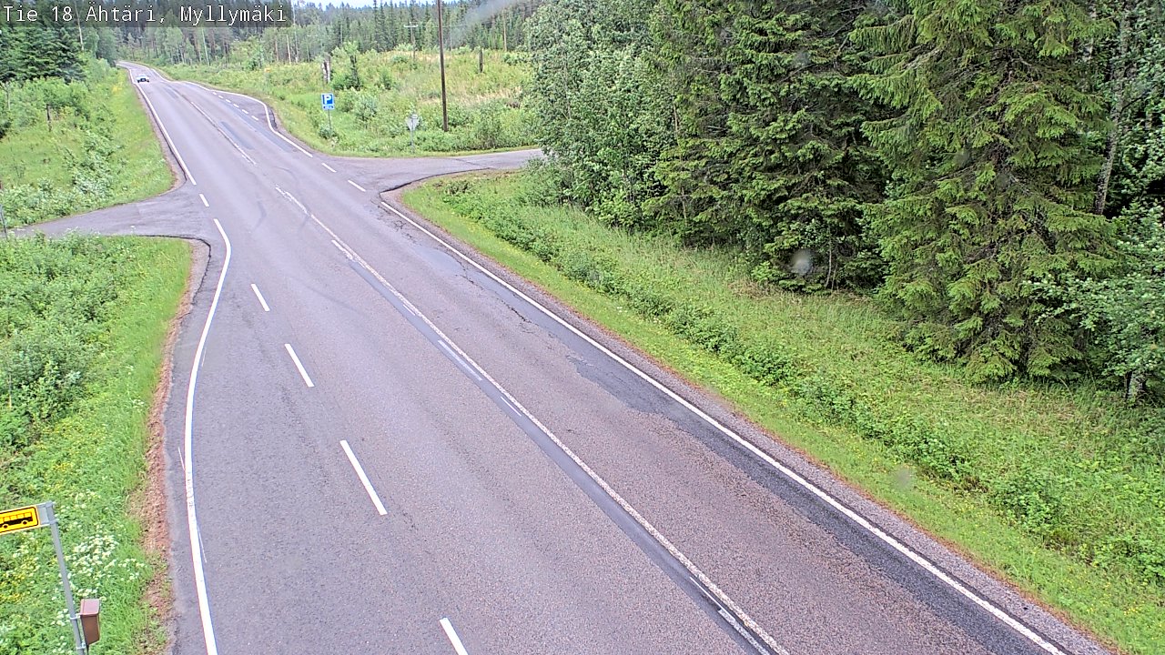 Weather Camera Image Väg 18 Etseri, Myllymäki, Ähtäri, Etelä-Pohjanmaa