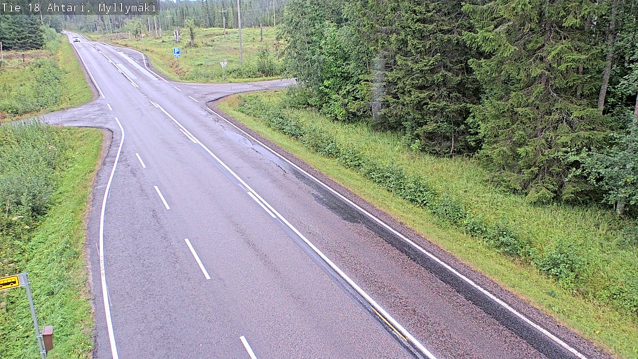 Weather Camera Image Väg 18 Etseri, Myllymäki, Ähtäri, Etelä-Pohjanmaa