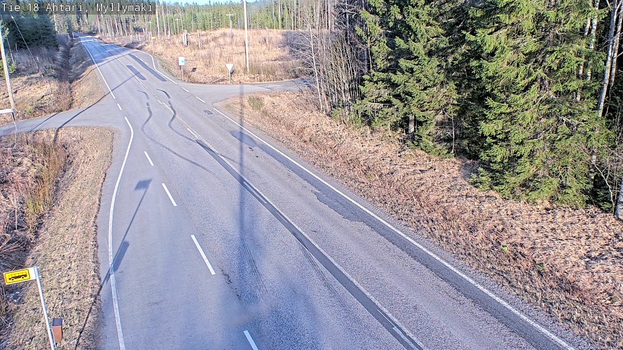 Weather Camera Image Road 18 Ähtäri, Myllymäki, Ähtäri, Etelä-Pohjanmaa