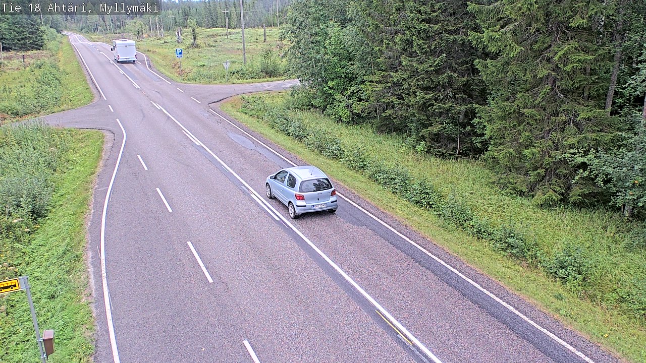 Weather Camera Image Väg 18 Etseri, Myllymäki, Ähtäri, Etelä-Pohjanmaa