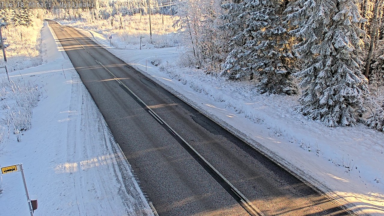 Weather Camera Image Road 18 Ähtäri, Myllymäki, Ähtäri, Etelä-Pohjanmaa