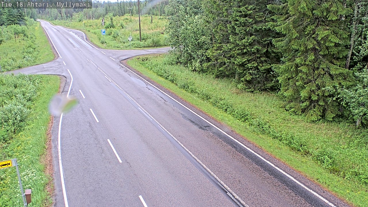 Weather Camera Image Väg 18 Etseri, Myllymäki, Ähtäri, Etelä-Pohjanmaa