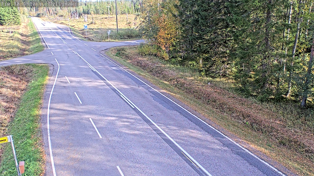 Weather Camera Image Road 18 Ähtäri, Myllymäki, Ähtäri, Etelä-Pohjanmaa
