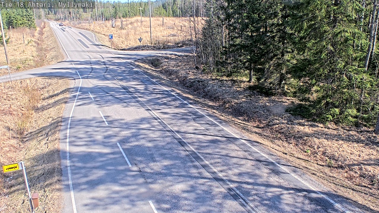 Weather Camera Image Road 18 Ähtäri, Myllymäki, Ähtäri, Etelä-Pohjanmaa