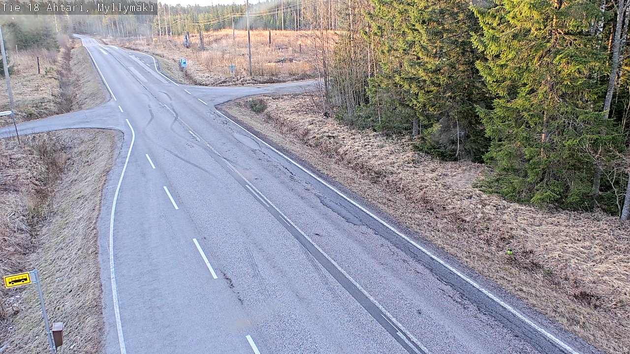 Weather Camera Image Väg 18 Etseri, Myllymäki, Ähtäri, Etelä-Pohjanmaa