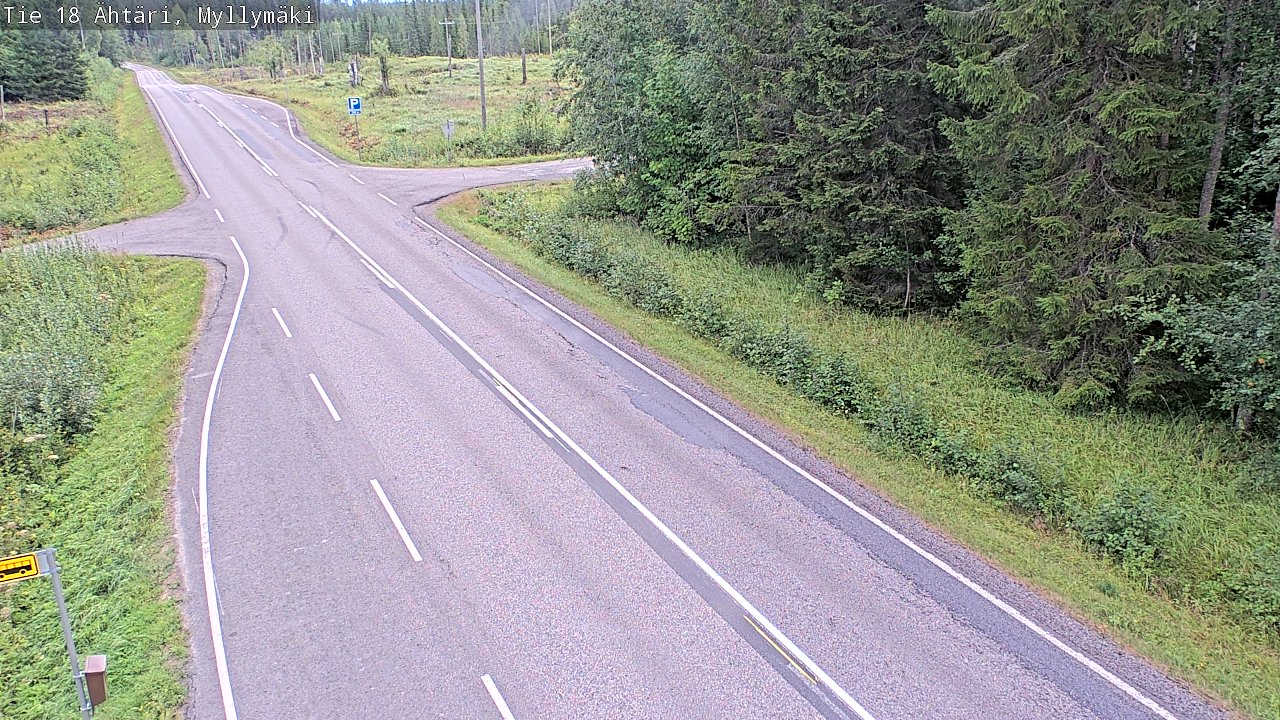 Weather Camera Image Road 18 Ähtäri, Myllymäki, Ähtäri, Etelä-Pohjanmaa