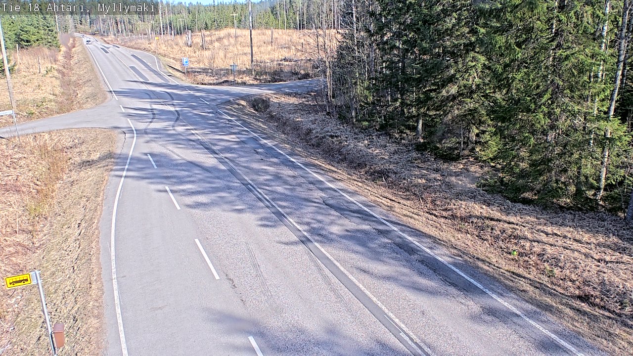 Weather Camera Image Road 18 Ähtäri, Myllymäki, Ähtäri, Etelä-Pohjanmaa