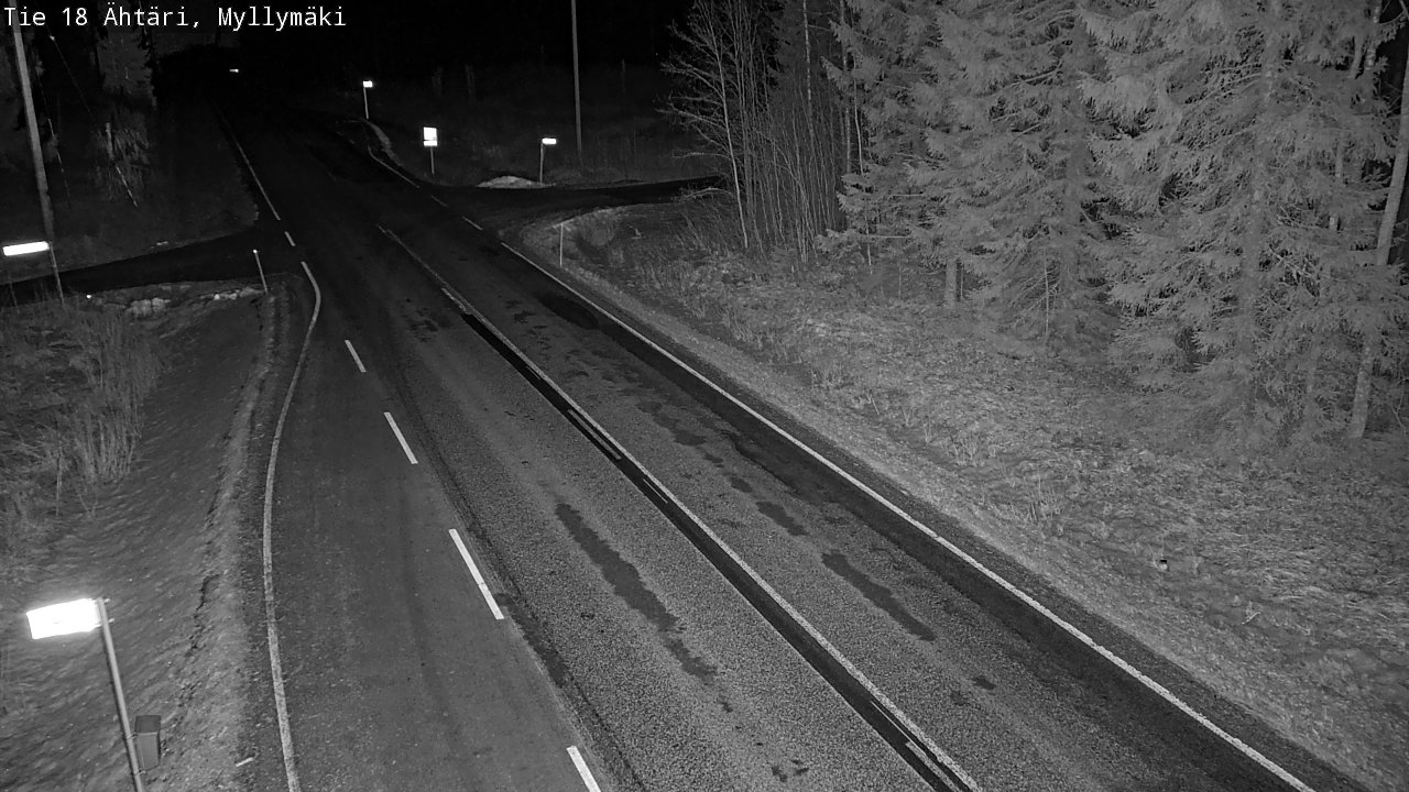 Weather Camera Image Road 18 Ähtäri, Myllymäki, Ähtäri, Etelä-Pohjanmaa