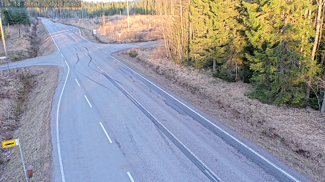 Weather Camera Image Road 18 Ähtäri, Myllymäki, Ähtäri, Etelä-Pohjanmaa