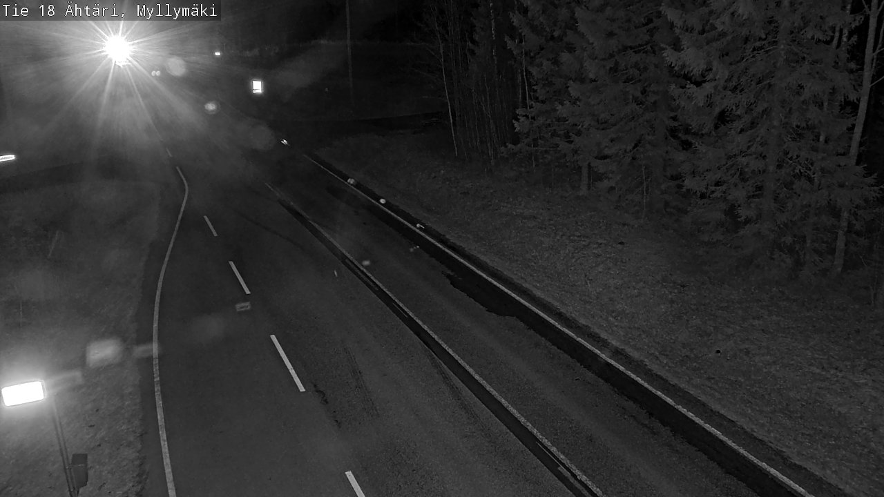 Weather Camera Image Road 18 Ähtäri, Myllymäki, Ähtäri, Etelä-Pohjanmaa