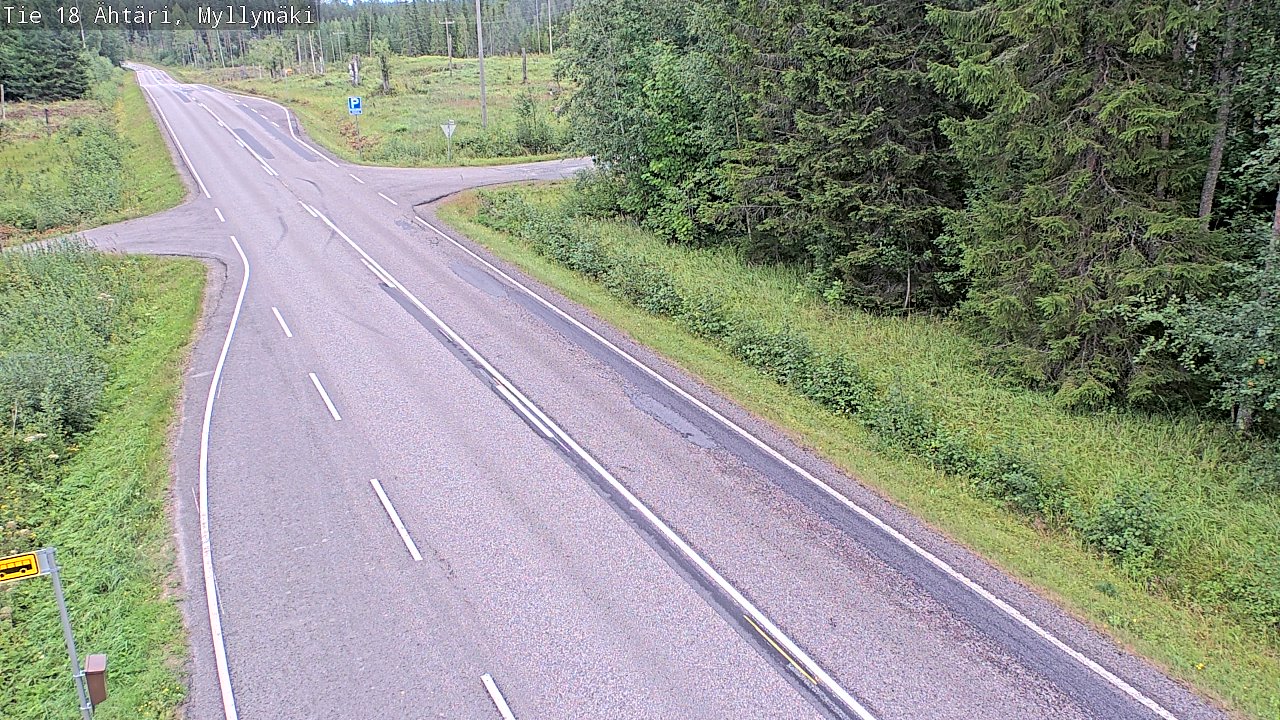 Weather Camera Image Väg 18 Etseri, Myllymäki, Ähtäri, Etelä-Pohjanmaa