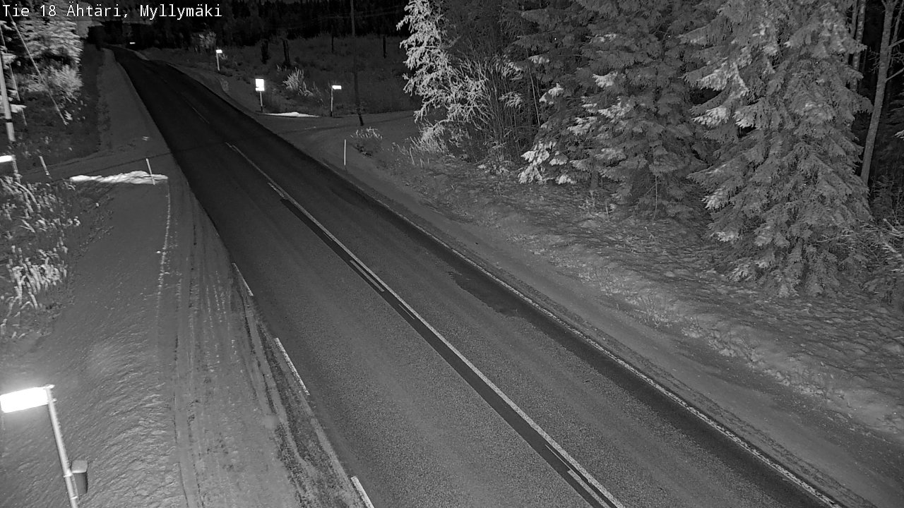 Weather Camera Image Road 18 Ähtäri, Myllymäki, Ähtäri, Etelä-Pohjanmaa