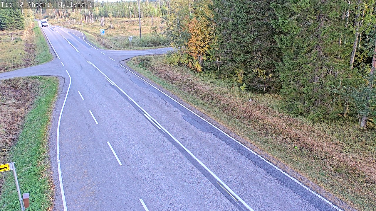 Weather Camera Image Road 18 Ähtäri, Myllymäki, Ähtäri, Etelä-Pohjanmaa